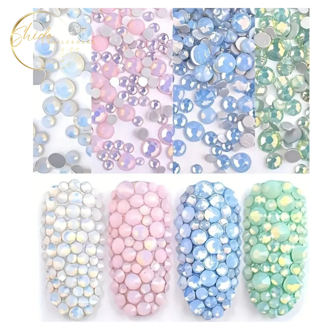 ShidoNails & Art Opal Blue Steentjes