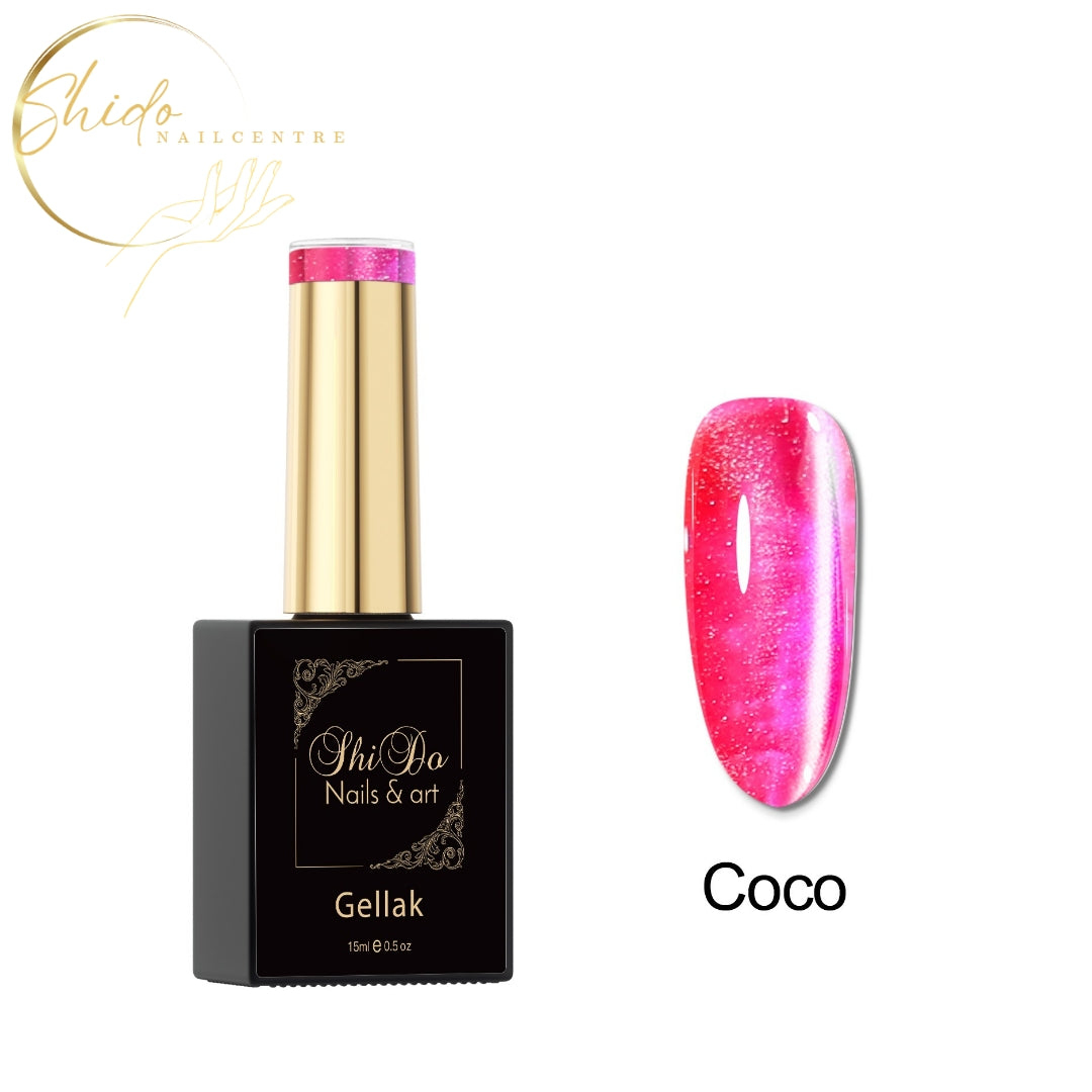 Cateye Coco van shidoails & Art Neon roze hema- free