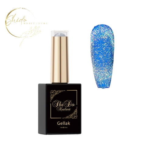 ShidoNails & Art Gellak Cateye Blue Daimond 15