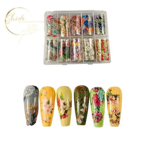 ShidoNails & Art Folie Flowers 1