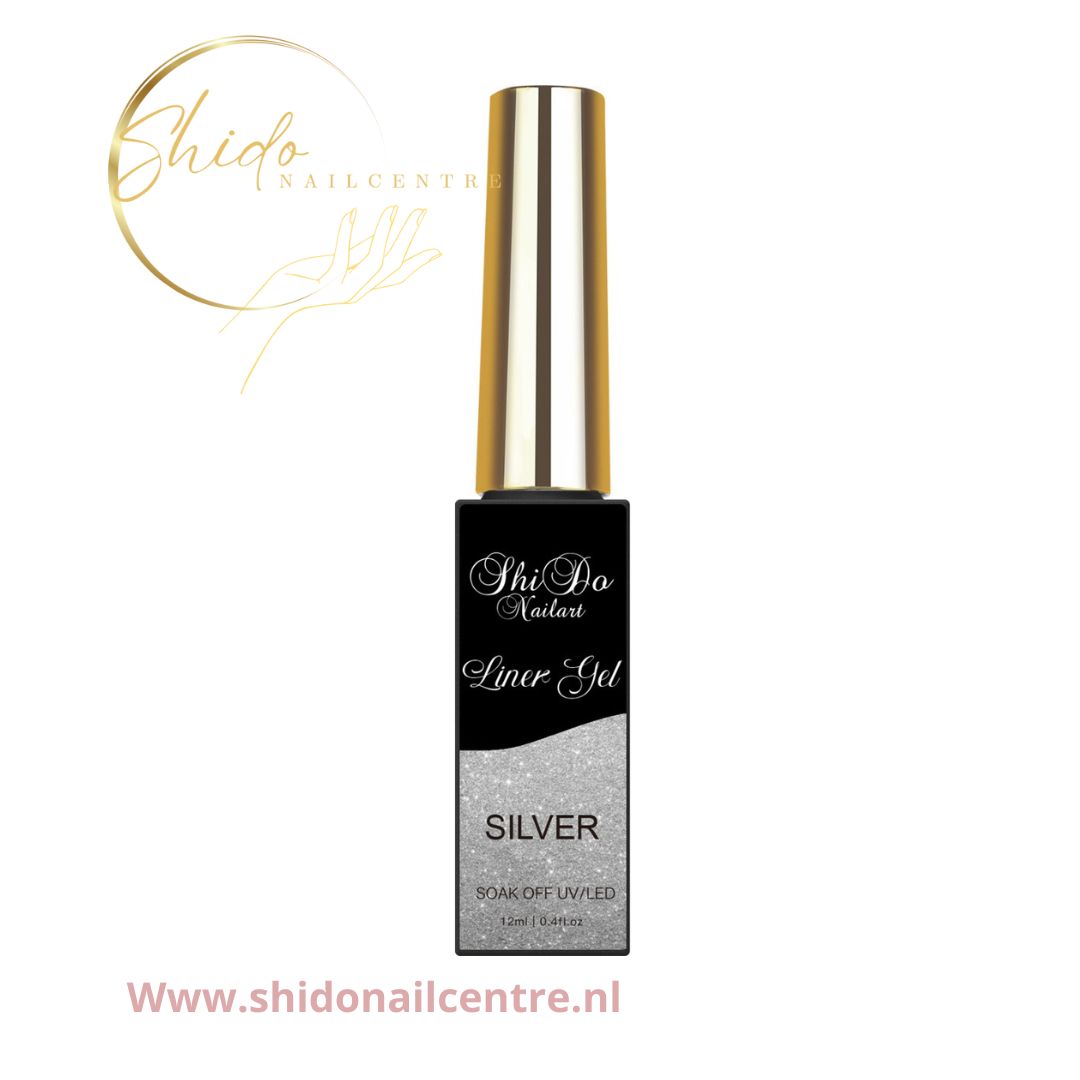 ShidoNails & Art Striper Gel Zilver 12ML