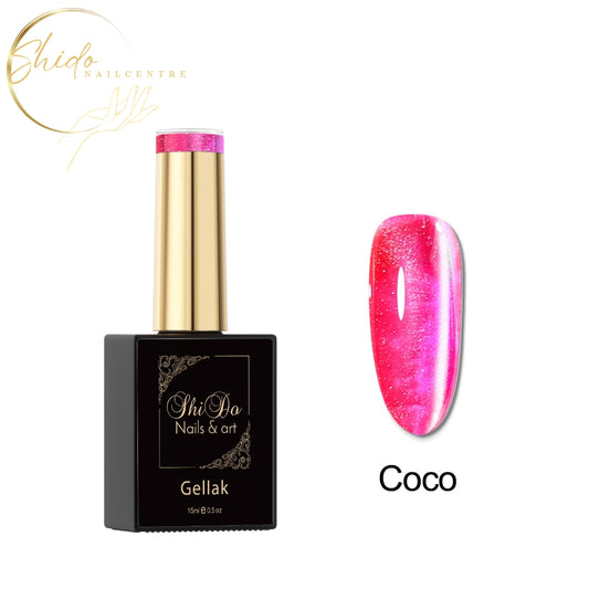 Cateye Coco van shidoails & Art Neon roze hema- free