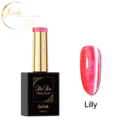 Cateye Lily van Shidonails & Art  is prachtig neon koraal en hema-free