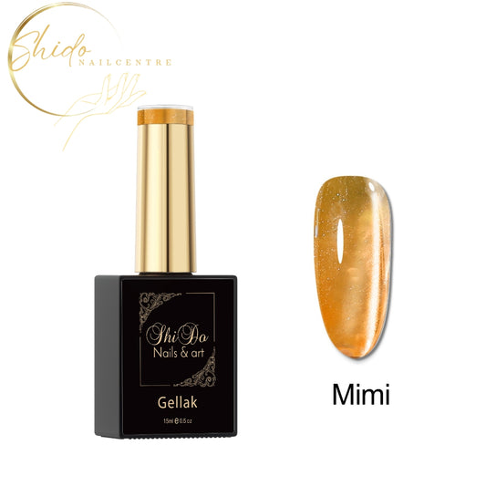 Cateye Mimi van Shidonails & Art is goudkleurig met veel diepte