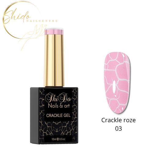 Crackle lak roze