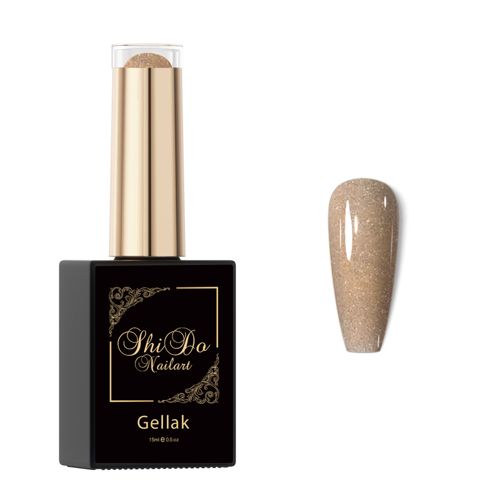 ShidoNails & Art Gellak Flash Hot Gold 15ml