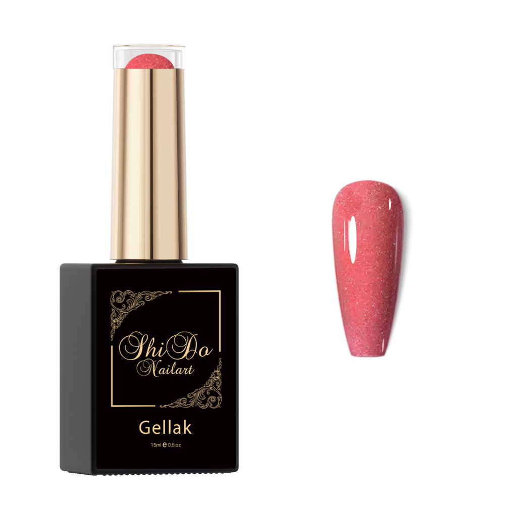 ShidoNails & Art Gellak Flash Poppy Pink 15ml