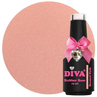 Diva Rubber Basecoat Bronzed Nude 15 ml Hema