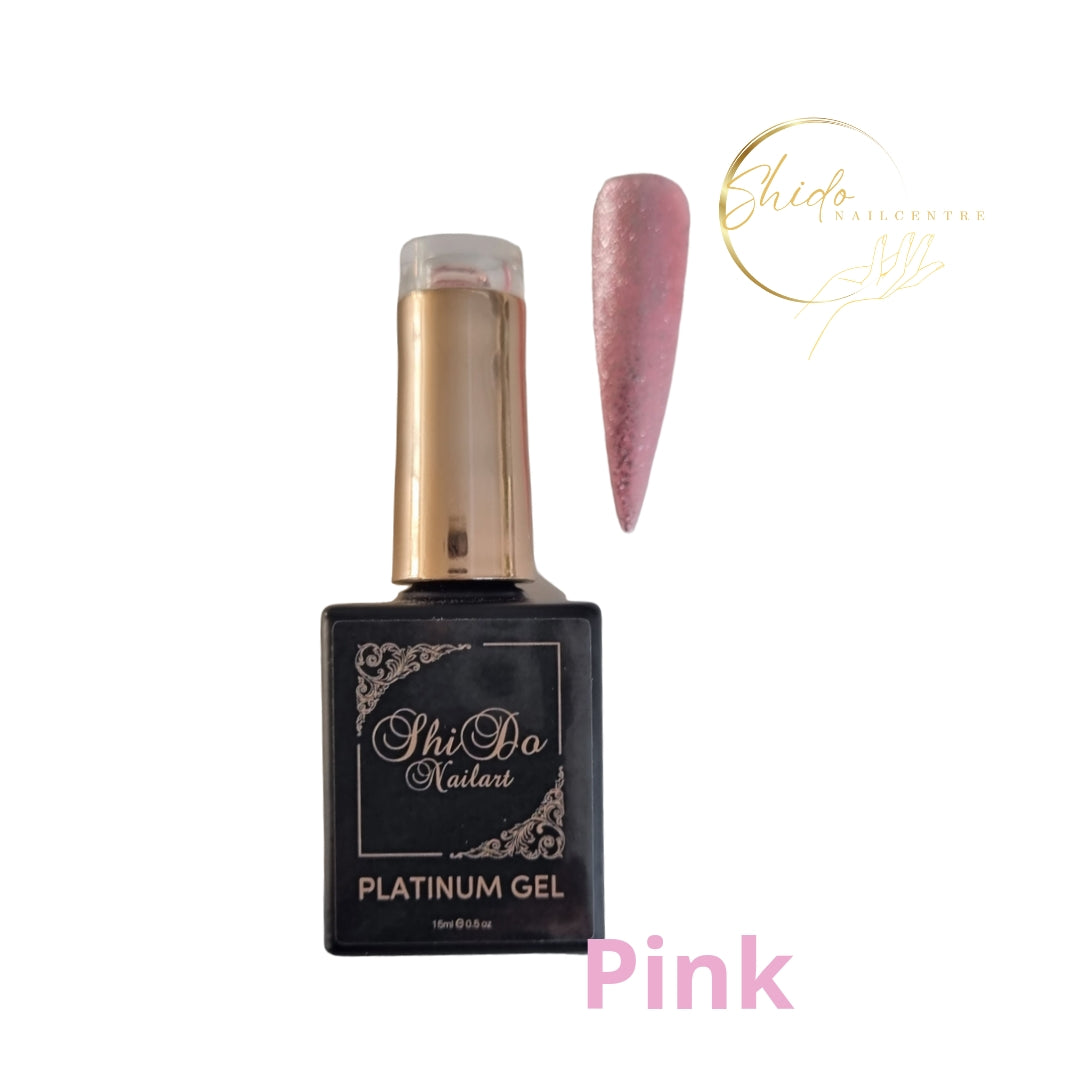 Shidonails & Art Platinum Glitter Pink 15ml