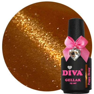 Diva Gellak Cat Eye Poppy Honey