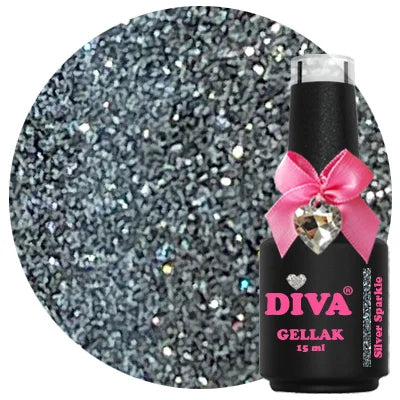 Diva Gellak Cat Eye Silver Sparkle