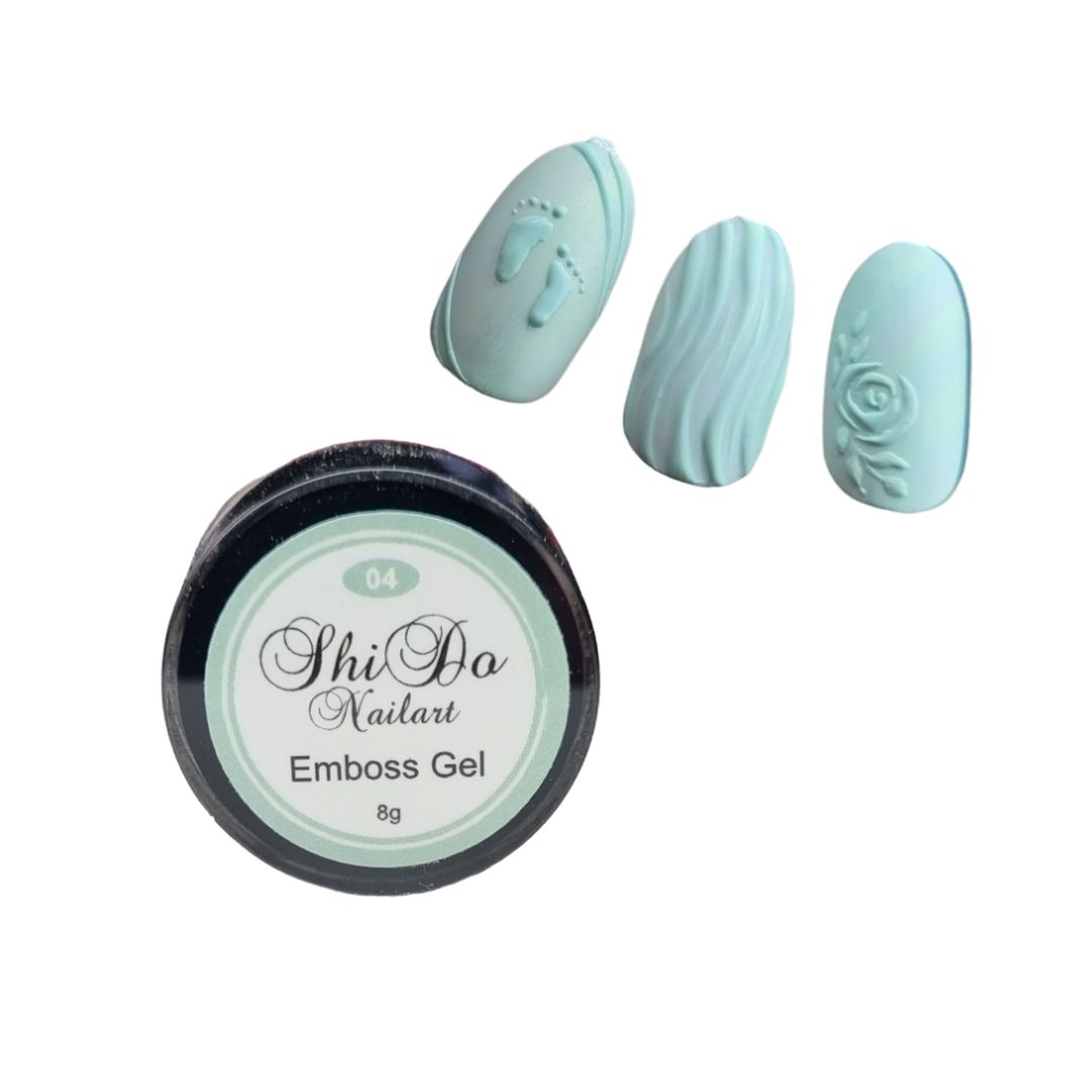 Shido Emboss Gel Baby Blue 8ml