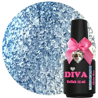 Diva Gellak Glitter Blue