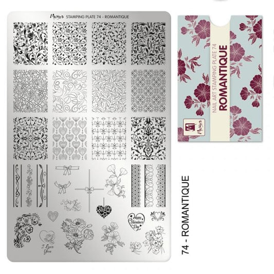 Moyra Stamping Plaat 74 Romantique