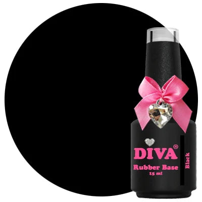 Diva Rubber Basecoat Black