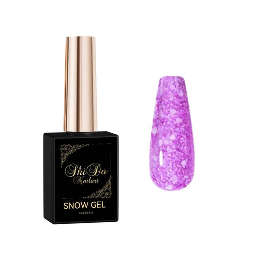 Shidonails &Art Snow Gellak 15ml paars