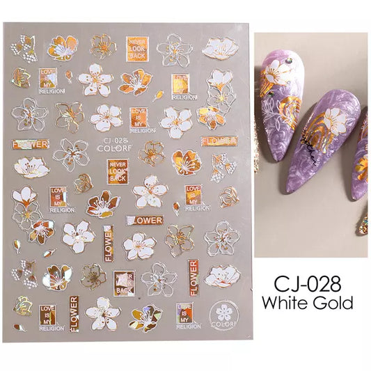 Shido Luxury Nailart Sticker CJ-028