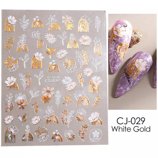 Shido Luxury Nailart Sticker CJ-029