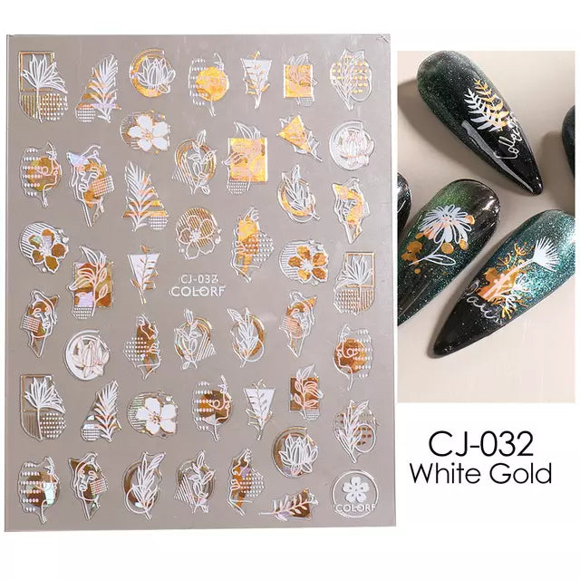 Shido Luxury Nailart Sticker CJ-032