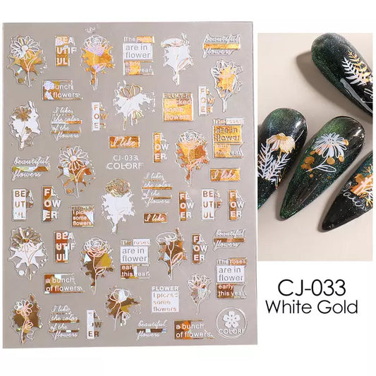 Shido Luxury Nailart Sticker CJ-033