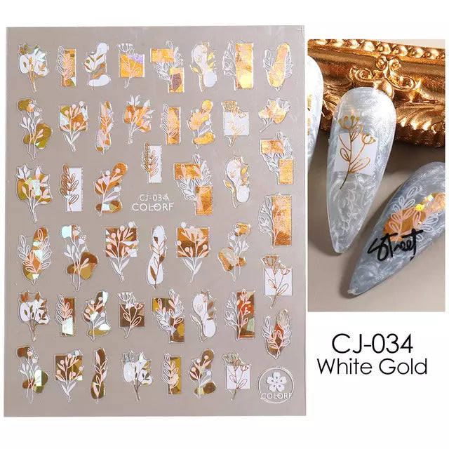 Shido Luxury Nailart Sticker CJ-034